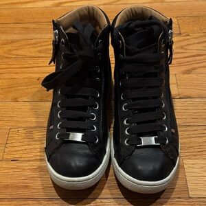 UGG Women’s Black size 6 high top sneaker boots